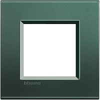 Рамка прямоугольная Legrand BTicino LivingLight 2 мод Зеленый шелк  картинка